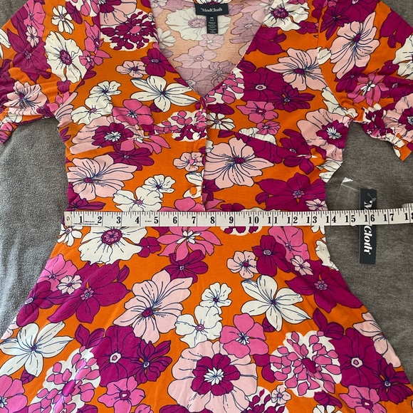ModCloth 70s Style Knit Floral Dress - Making My Way Down to Miami Knit Dress - Picture 6 of 11